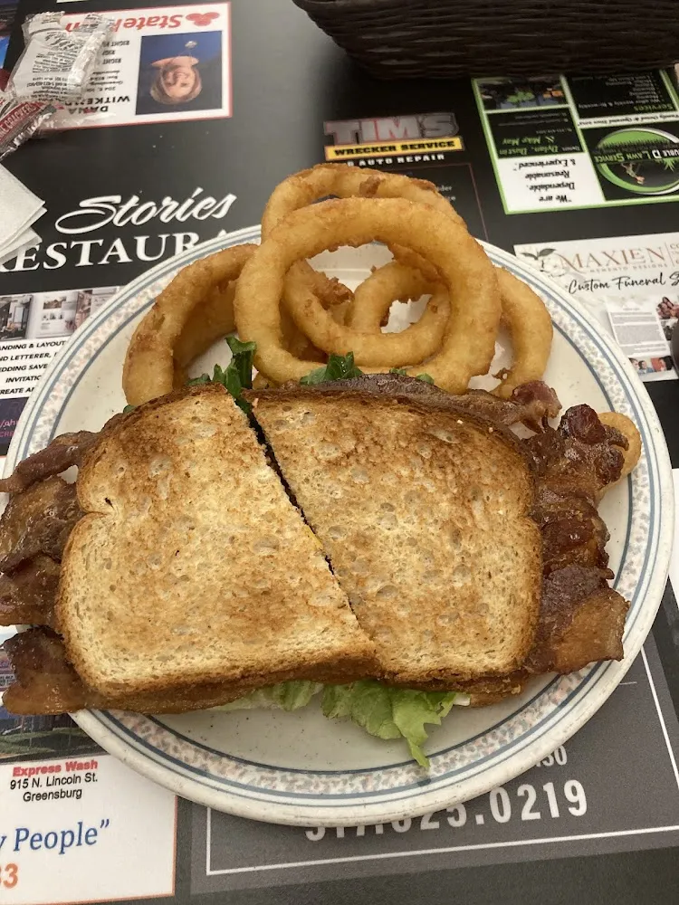blt with Onion Rings