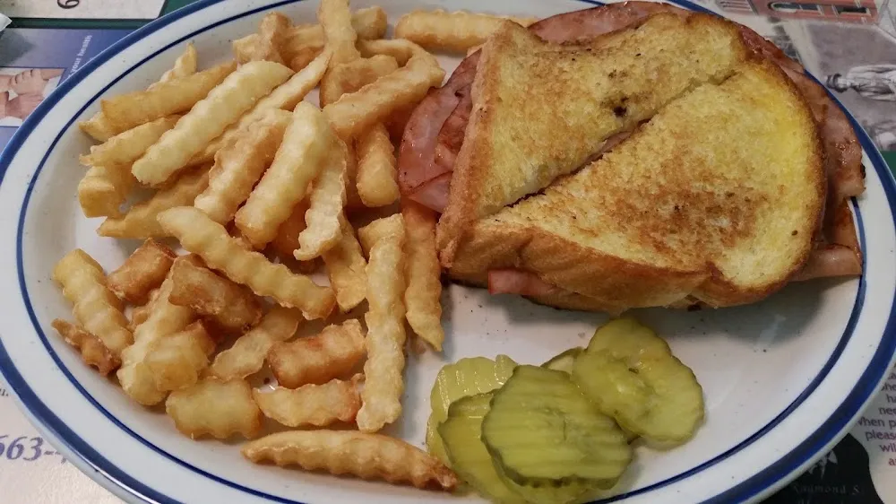 Grilled Ham and Cheese A